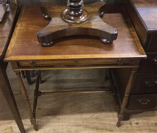 Georgian mahogany side table